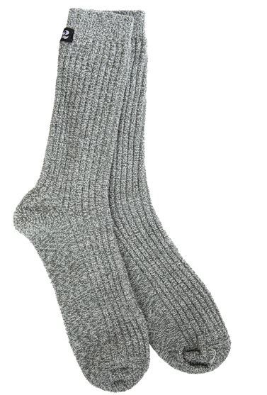 Express Collection 190205 Heathered Stone/White Men&#39;s Socks