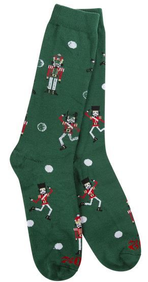 Transit Collection  190207 Nutcracker Green Men&#39;s Socks 8.5-12