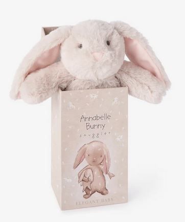 Annabelle Bunny Snuggler Plush Security Blanket w/ Gift Box