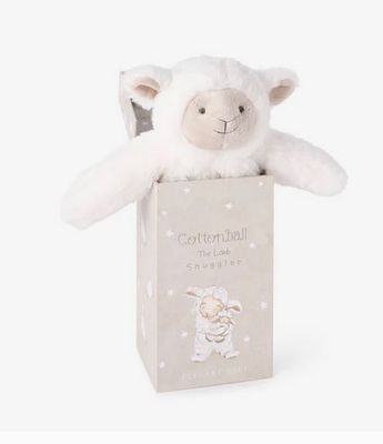 Cottonball the Lamb Snuggler Plush Security Blanket w/Gift Box