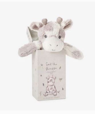Spot the Giraffe Snuggler Plush Security Blanket w/ Gift Box