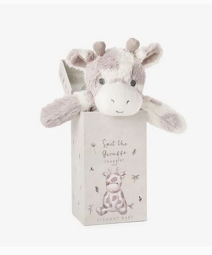 Spot the Giraffe Snuggler Plush Security Blanket w/ Gift Box