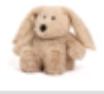 Brown Bunny Warmies Junior