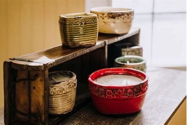 Swan Creek Candles Sq Pot