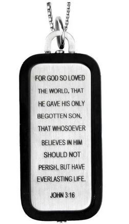 John 3:16 Cross Necklace - Kerusso