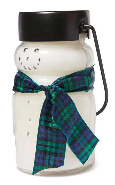 Baby snowman Candle candy cane