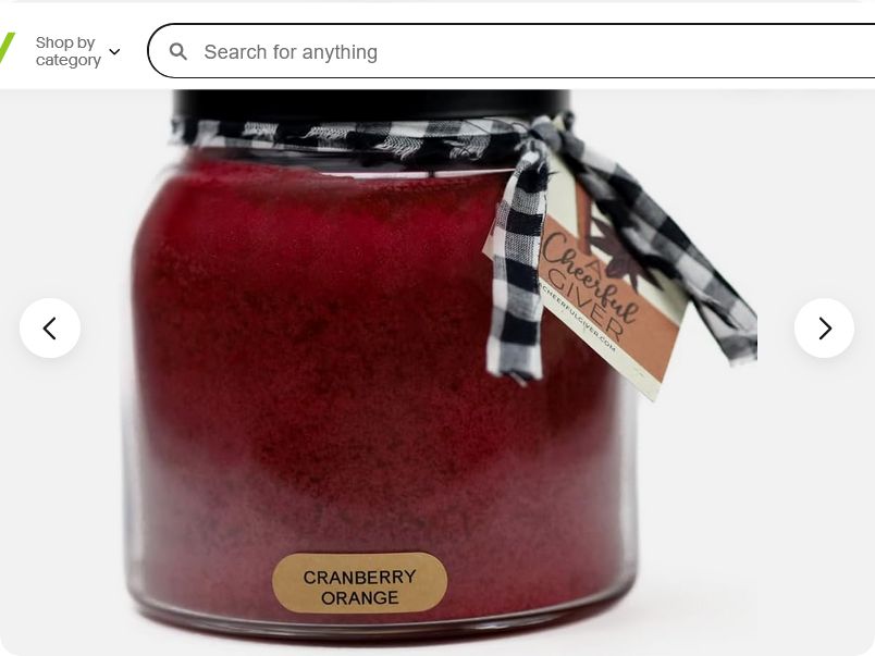 KOTL Mama candle -Canberry Orange