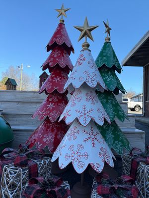 Stunning Painted Tree set of 3