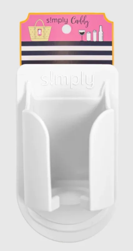 Simply Southern SIMPLYTOTE-CUPHLDR-WHITE