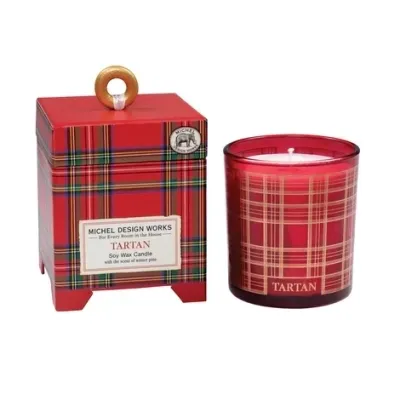 Tartan Soy Wax Candle 6.5oz