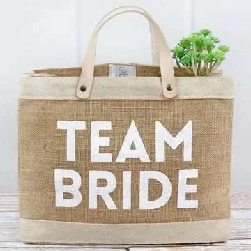Mini Market Tote- Team Bride