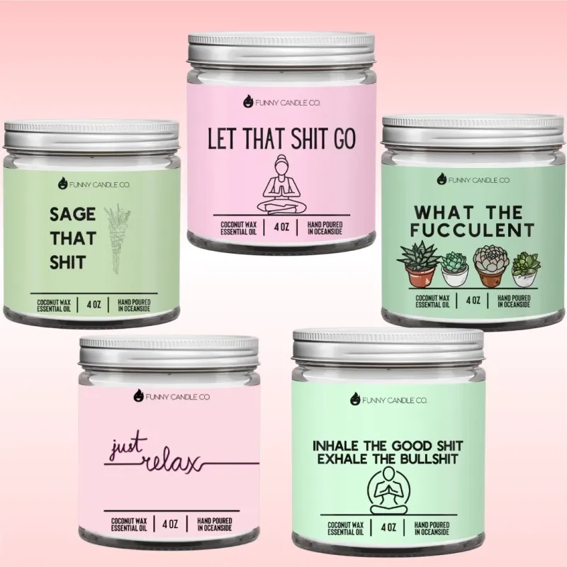 Funny Flames Candle 4oz