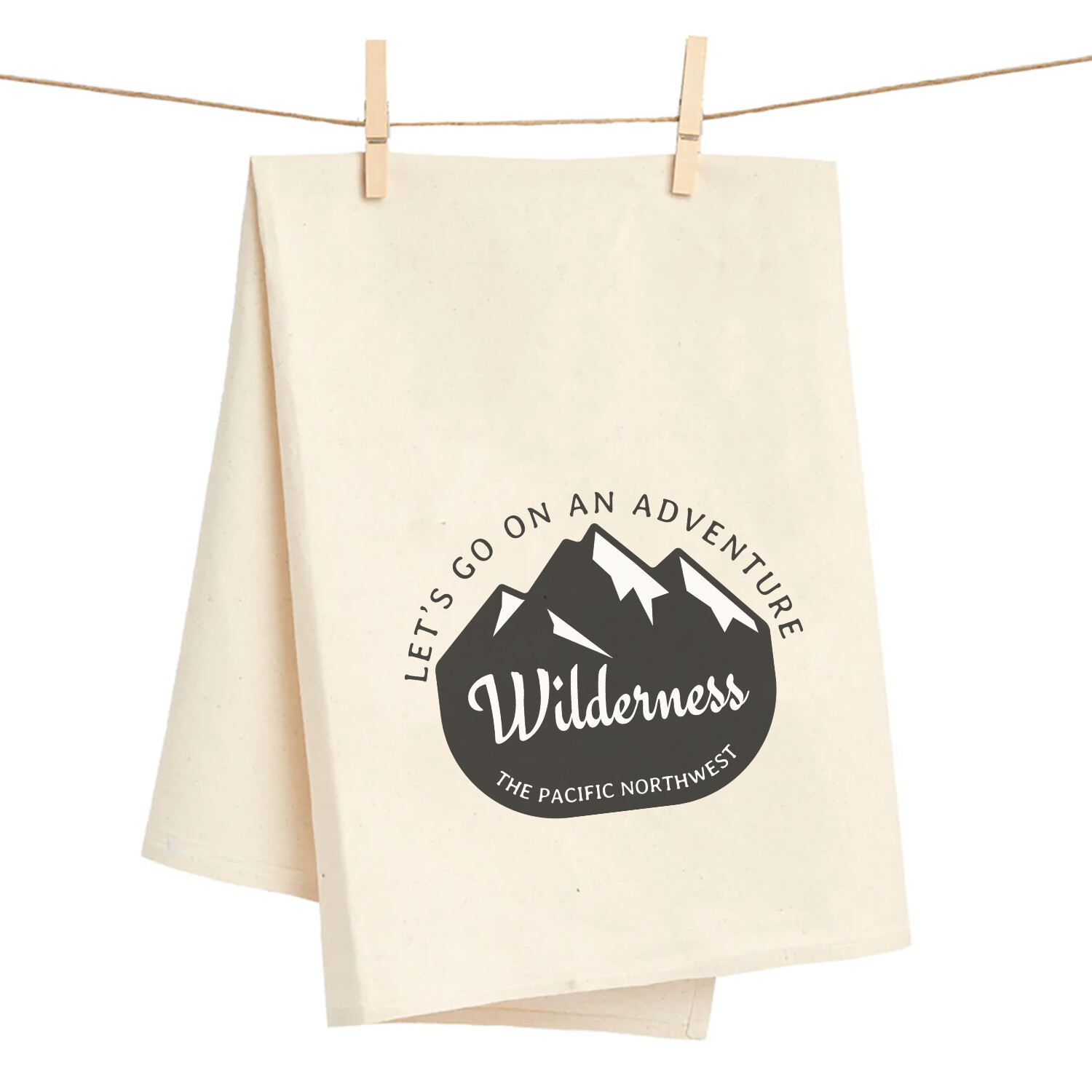 Tea Towels, Style: Bold Mountains