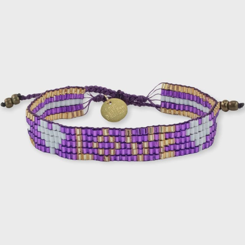 Bali Seed Bead Love with Hearts Bracelets