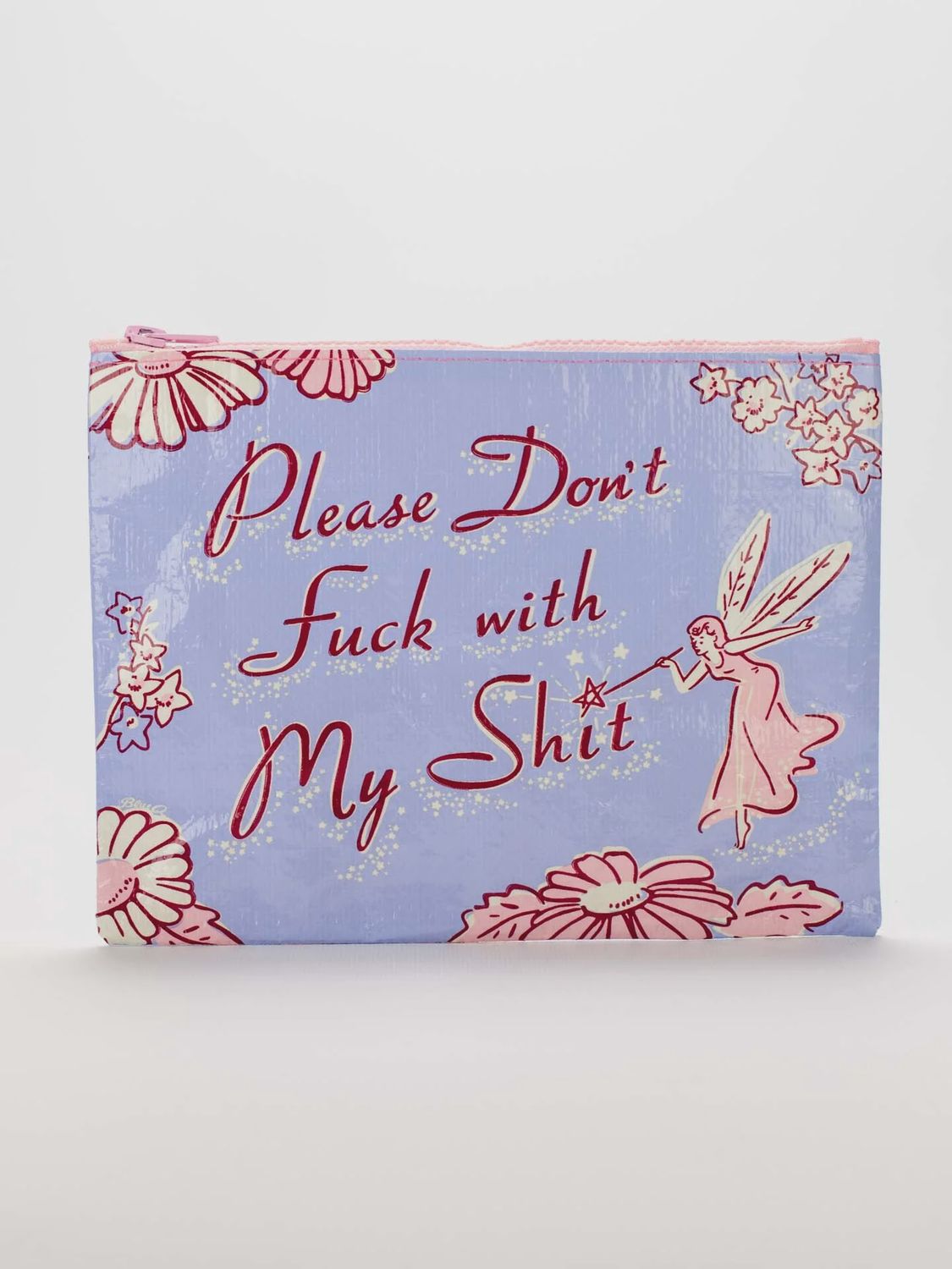 Zipper Pouch Blue Q