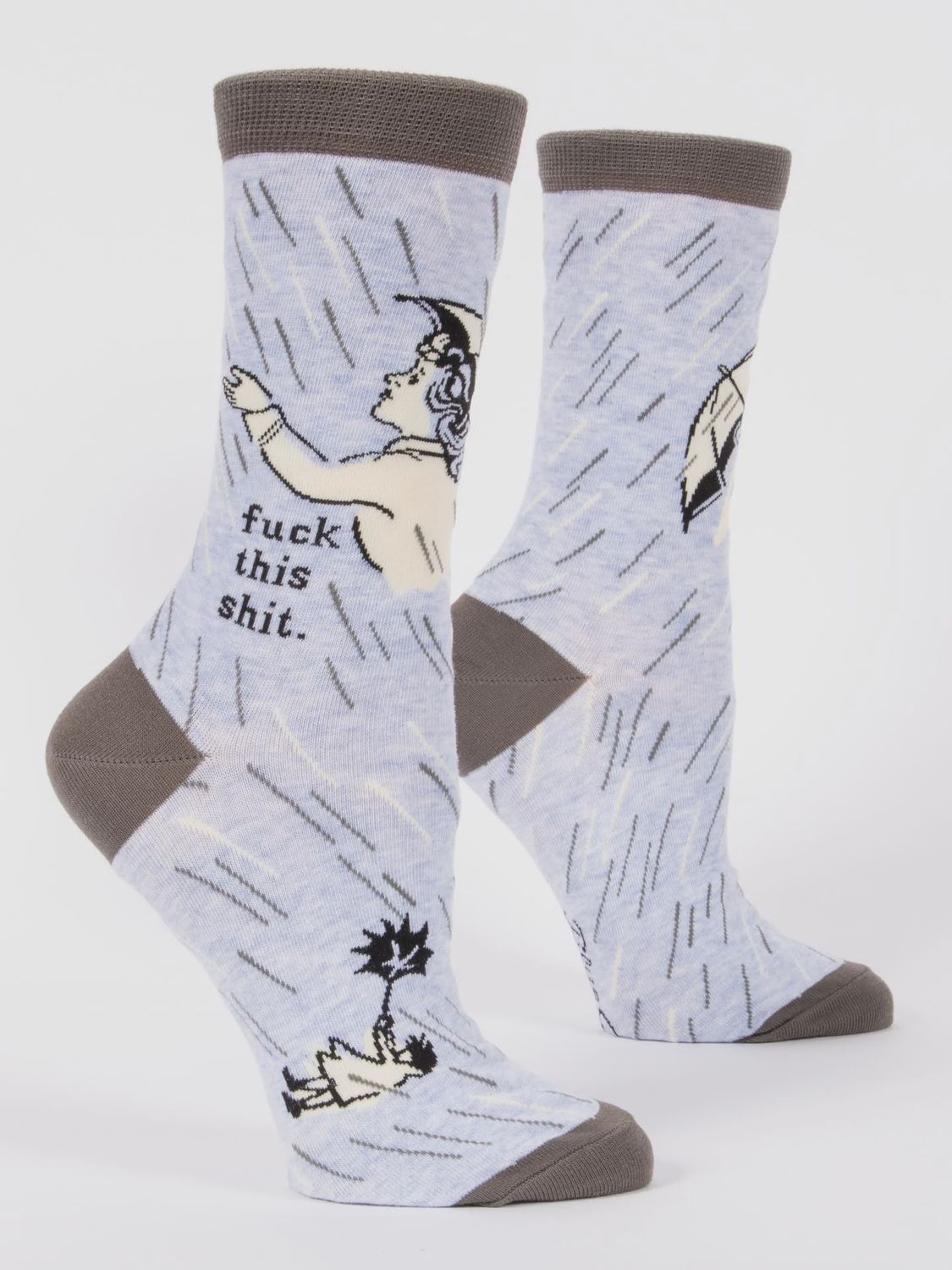 Blue Q Crew Socks