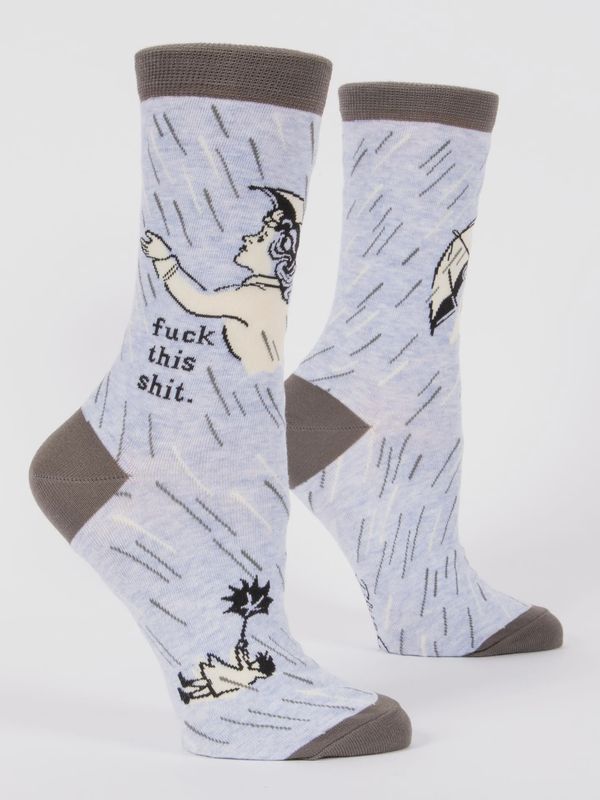 Blue Q Crew Socks