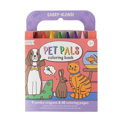 CARRY ALONG CRAYON &amp; COLORING BOOK KT