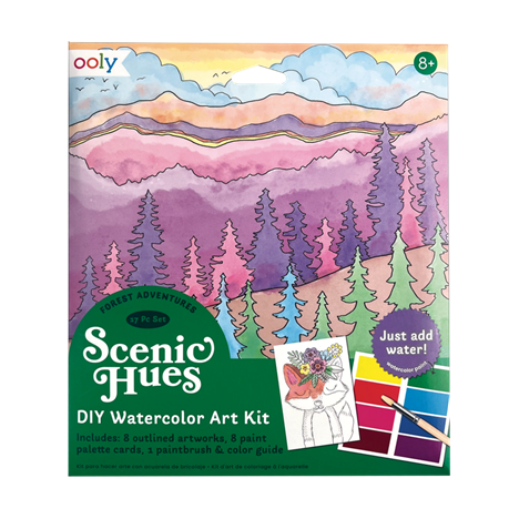 SCENIC HUES D.I.Y. WATERCOLOR ART KIT