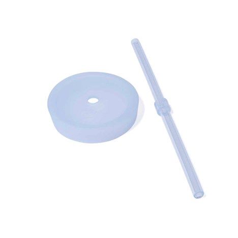 Lid and Sili-Straw Long