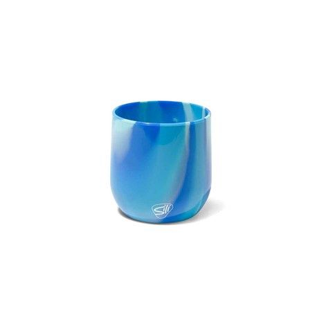 Silicone Stemless Wine Glass, Size: 12oz, Style: Artic Sky