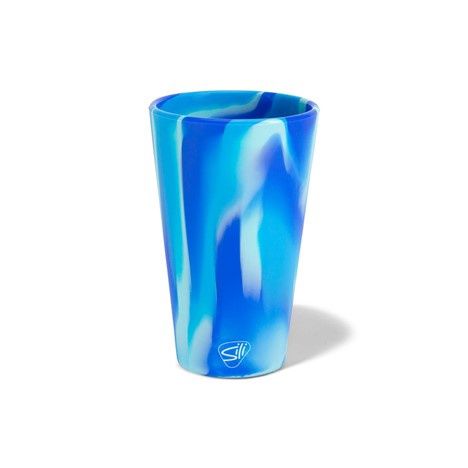Silicone Pint Cup, Size: 16oz, Style: Artic Sky