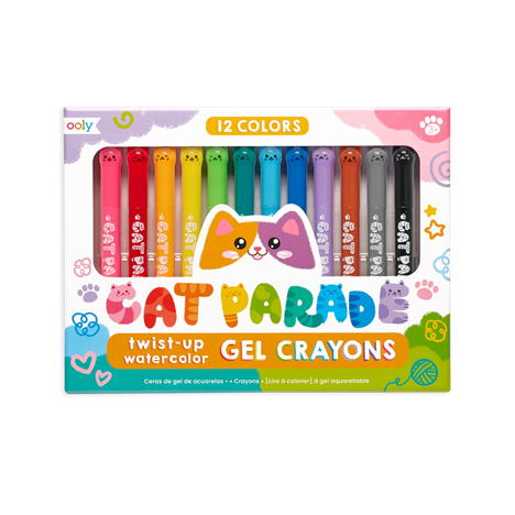 Cat Parade Watercolor Gel Crayons