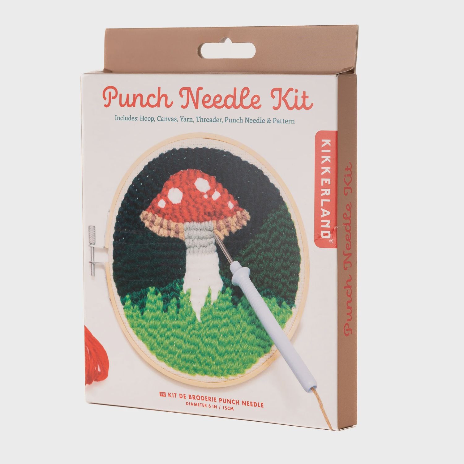 Punch Needle Point, Style: Mushroom