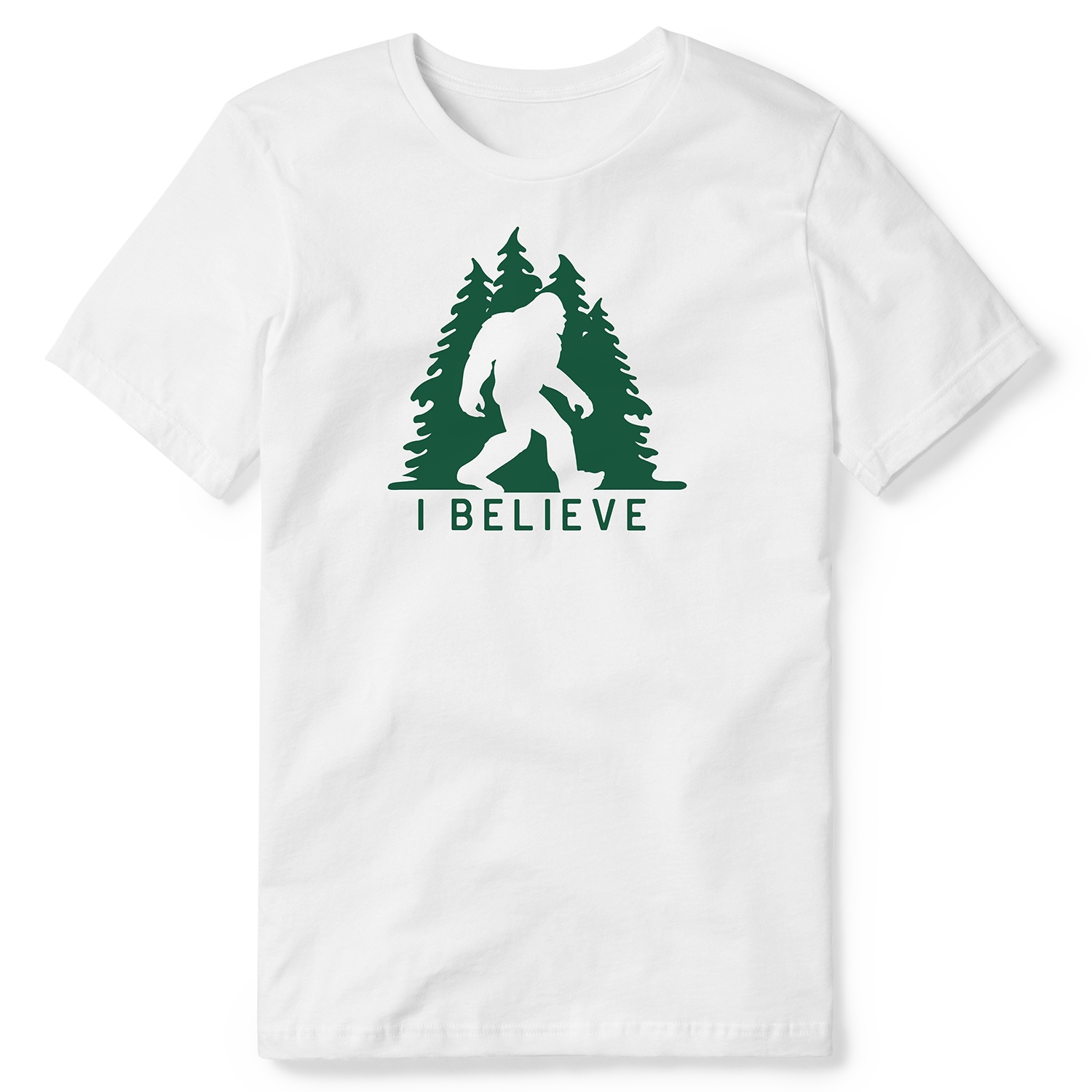 Sasquatch in Trees I Believe Tri Tee
