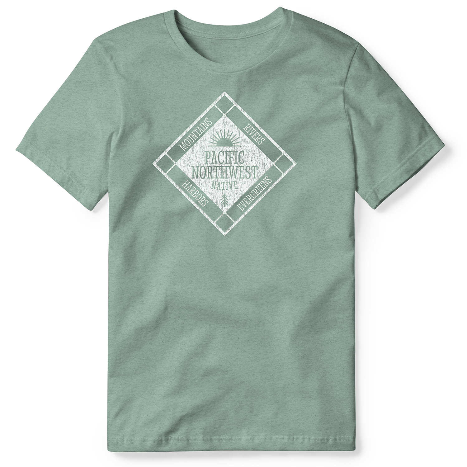 Distressed Diamond Tee