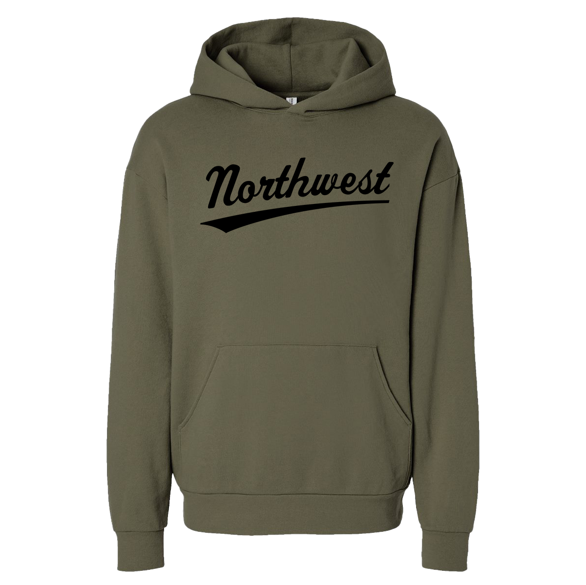 Athletic Script Avenue Northwest Oversized Hood