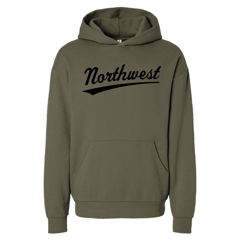 Athletic Script Avenue Northwest Oversized Hood