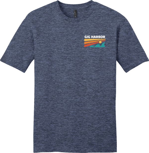 Sky Wave Men&#39;s Tee, Color: Navy Frost, Style: Gig Harbor, Size: XSmall