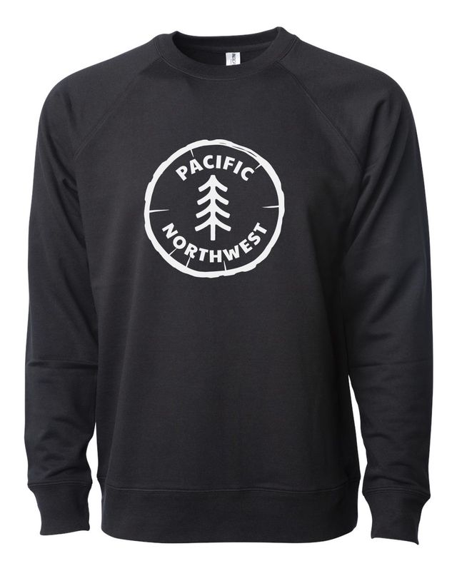 Pacific Northwest Tree Rings Pullover Crewneck
