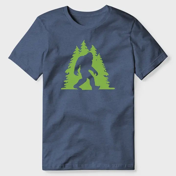 Sasquatch in Trees Tri  Tee