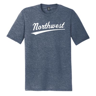 Athletic Script Avenue Northwest Tri Tee