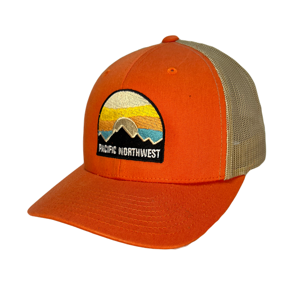 Bright Sky Pacific Northwest Curved Bill Trucker