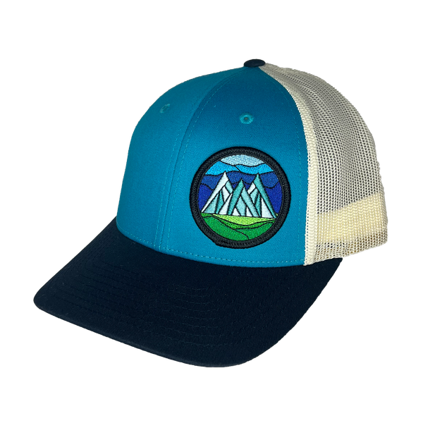 Stained Glass Patch Curved Bill Trucker