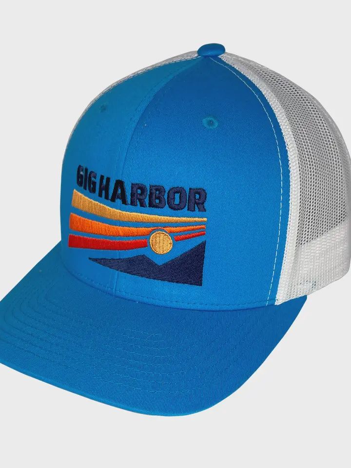 Sky Mountain Trucker Hat