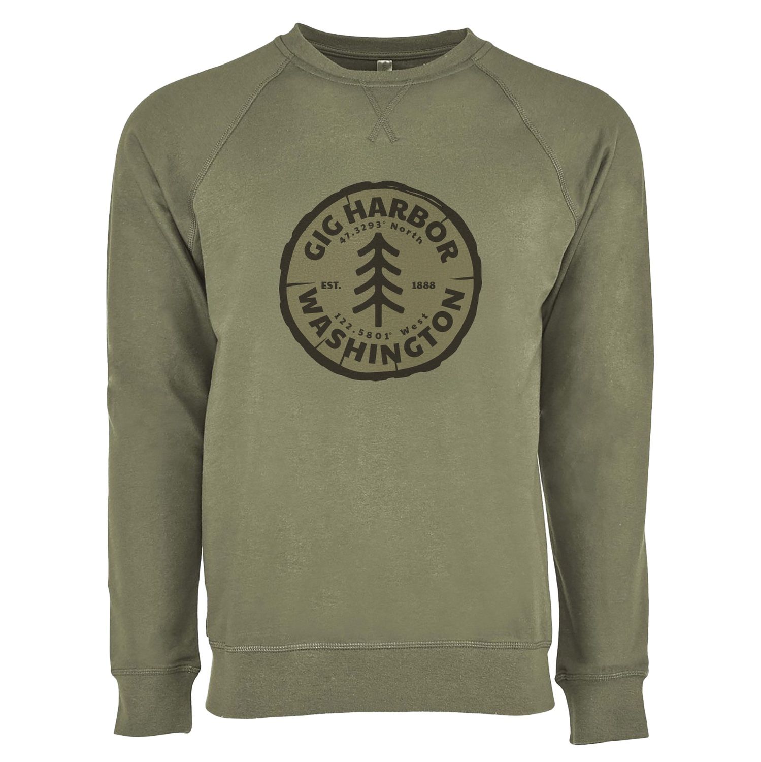 City Tree Rings Pullover Crewneck