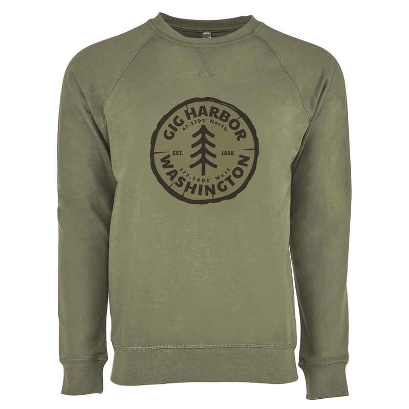 City Tree Rings Pullover Crewneck