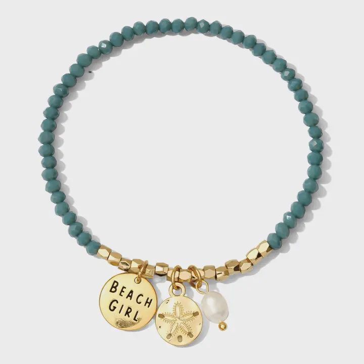 Beaded Stretch Bracelet, Style: Beach Girl