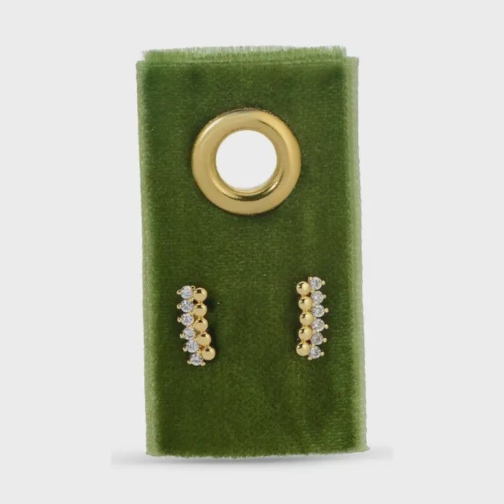 Studs on Velvet Gift Tag, Style: Delicate Dots