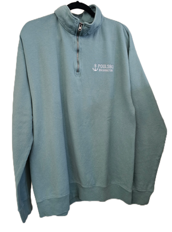 City Quarter Zip Sweatshirt Embroidered