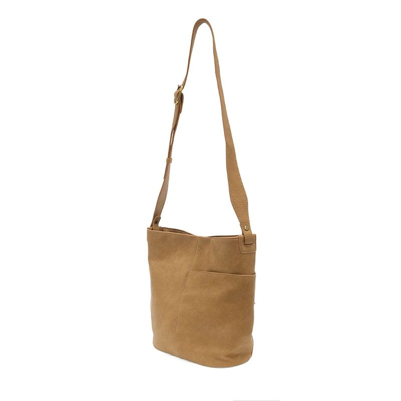 Bindi Front Slip Pocket Bucket Crossbody Bag