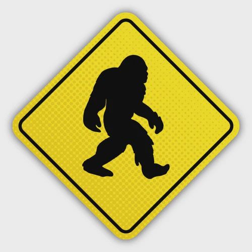 Sticker: Bigfoot Crossing