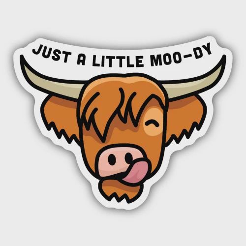 Sticker: Highland Cow