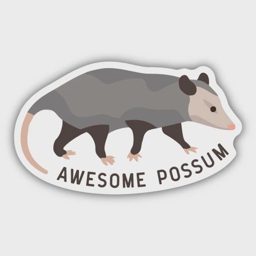 Sticker: Awesome Possum