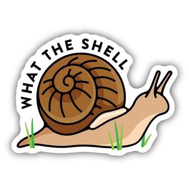 Sticker: What the Shell Snail