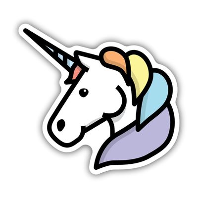 Sticker: Unicorn Head